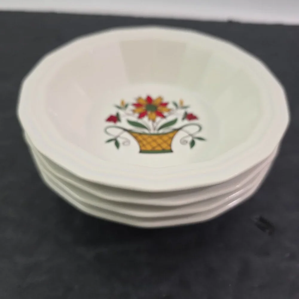 Homer Laughlin Bayberry Earthenware Appetizer Berry Bowls – Set of 4